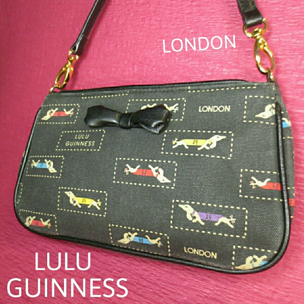 LULU GUINNESS ルルギネス ハンドバッグ 中古品 B075拍卖