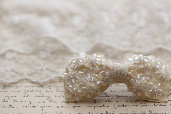 *ラインストーンリボンヘアーピン拍卖