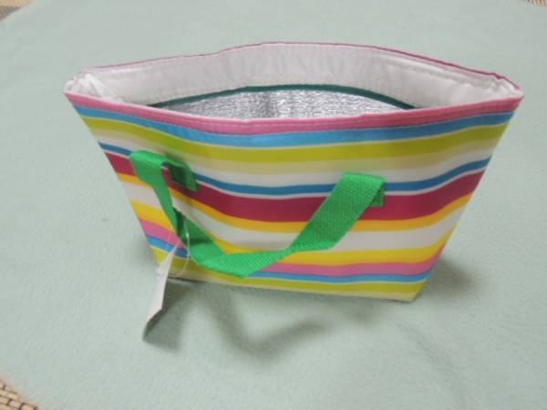 パステルカラー カラフル 保冷 バッグ 2個セット 弁当袋拍卖