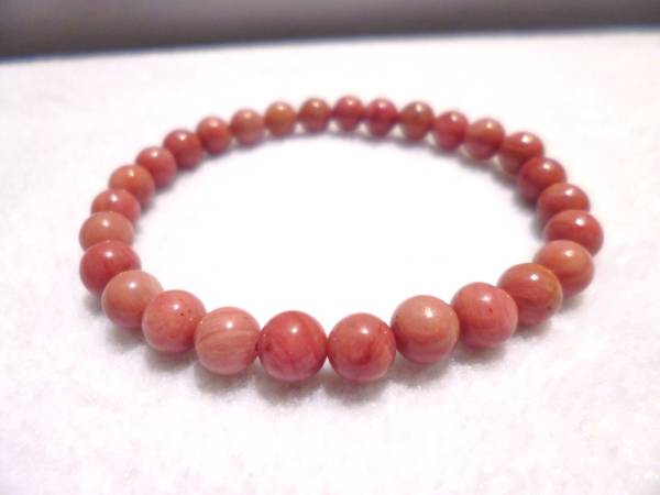 ★愛のエネルギー★恋愛の石★友愛★薔薇輝石☆★AAA★ロードナイト★ ★6mm★ ★16cm★拍卖