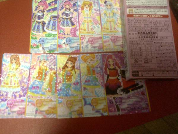 アイカツスターズ カード ☆ 丸大 フィッシュソーセージ 第3弾★セミコンプ9種 SMD2~10拍卖