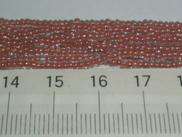 定形外(定形)郵便送料無料(丸小)クリスタルラインド(中染):茶色(702)1本(約1㍍)拍卖