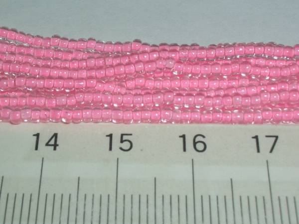 定形外(定形)郵便送料無料(丸小)クリスタルラインド(中染):ピンク(564)1本(約1㍍)拍卖