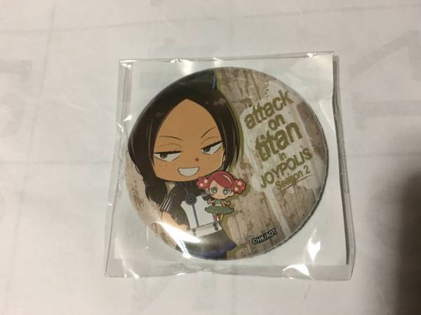進撃の巨人 ジョイポリス 缶バッジ ユミル 4個あり拍卖
