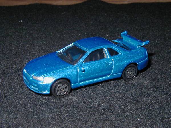 バンダイポケットビークル ジャンボ 日産 スカイライン GT-R ブルーメタリック (BNR34) BANDAI JUNBO NISSAN SKYLINE GT-R拍卖