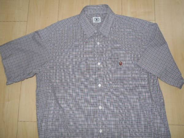 A BATHING APE チェックシャツ USED拍卖