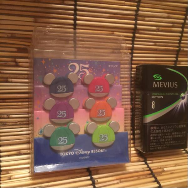 期間限定//ディズニーランド【25周年・限定品】クリップセット・6個入《未開封保管品】現状現品渡し拍卖