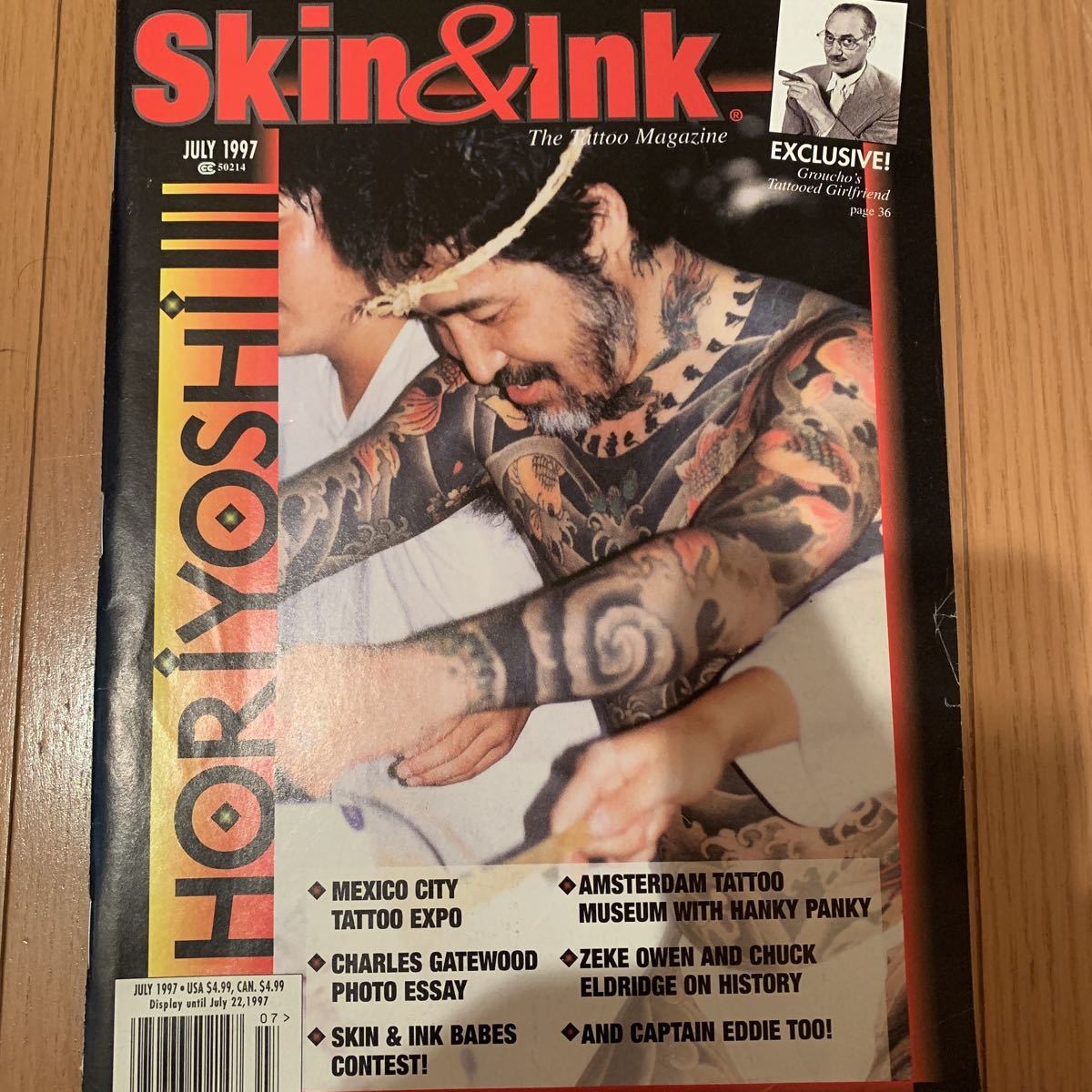 Skin&Ink 洋書 タトゥー Tattoo HORIYOSHIⅢ HISTORY 横浜 三代目 彫よし 歴史 12ページ 初代 彫よし 1960年 レア 幻の書 発掘拍卖