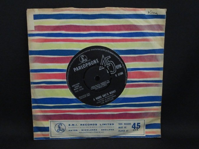 7インチ★BEATLES★A Hard Day's Night/Things We Said Today UK Parlophone オリジナル拍卖