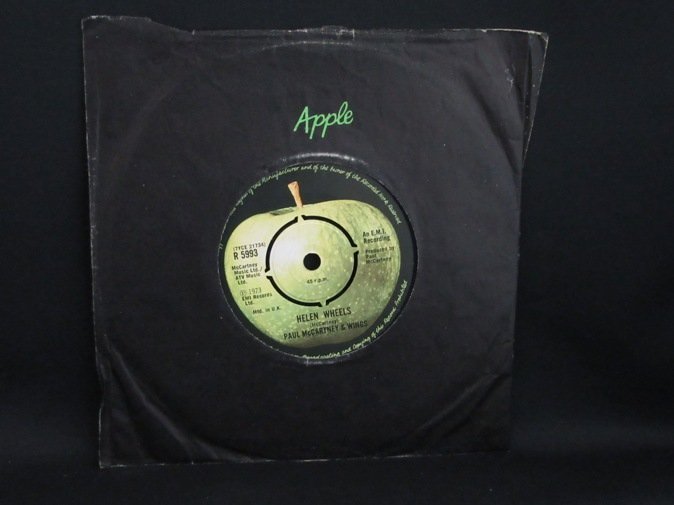 7インチ★PAUL McCARTNEY & WINGS★Helen Wheels UK Apple オリジナル拍卖