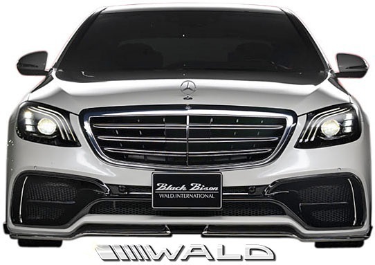 【M's】W222 BENZ Sクラス 前期用 (2013y-2017y) WALD 後期ルック フェイスチェンジ 3点キット//ヴァルド 後期ライト+グリル+バンパー拍卖