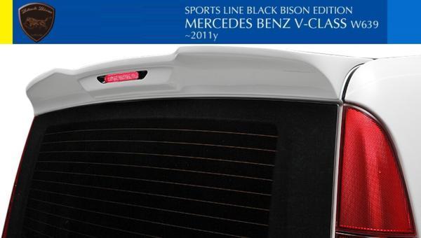 【M's】W639 ベンツ Vクラス ビアノ 3.2 V350(前期/後期)WALD Black Bison ルーフスポイラー(LEDランプ付属)//FRP製 ブラックバイソン拍卖