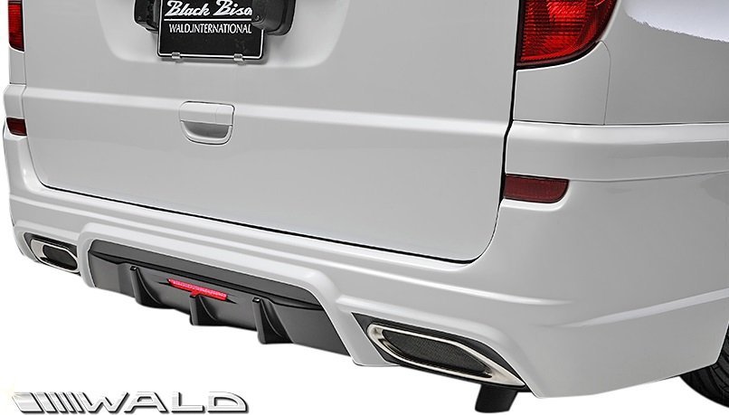 【M's】W639 前期 Vクラス ビアノ (2003y-2011y) WALD BLACK BISON リア バンパー スポイラー (ロング用) ヴァルド バルド エアロ パーツ拍卖