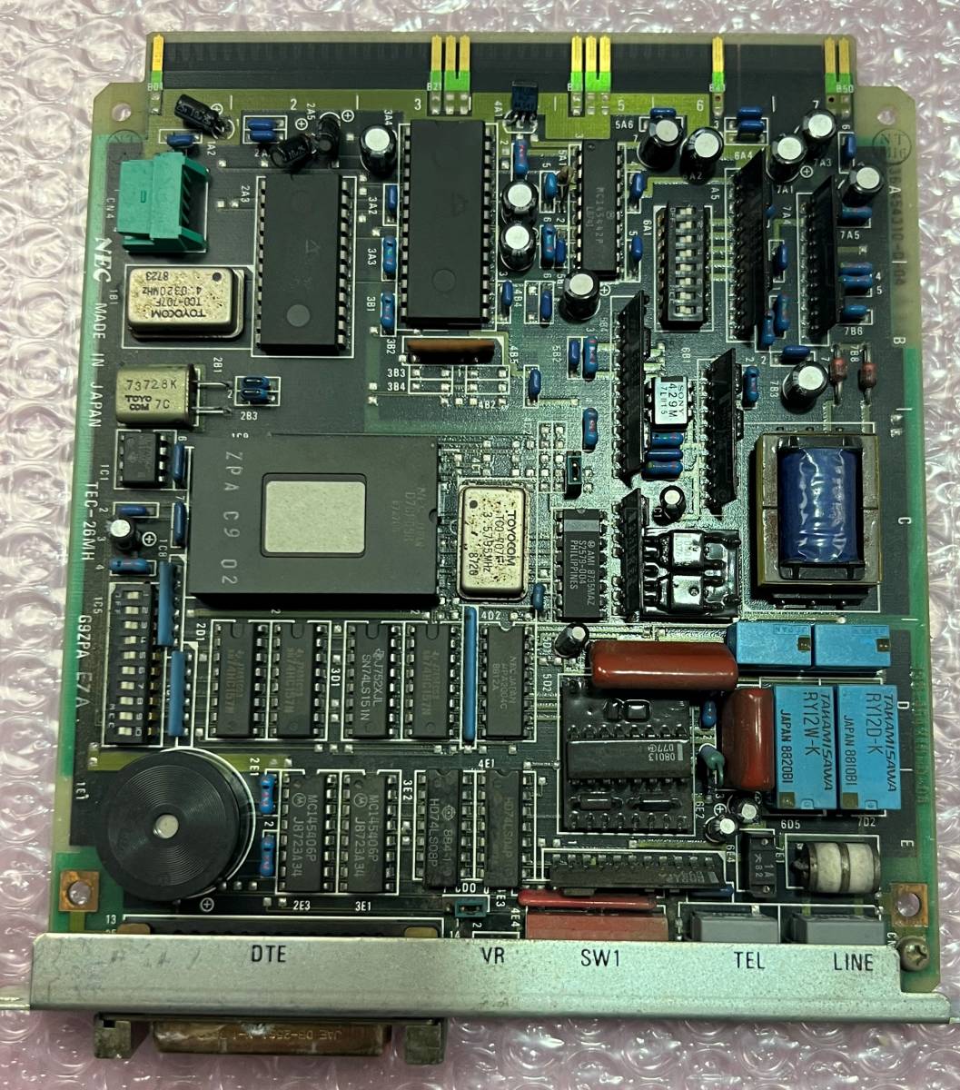 【ジャンク品】NEC TEC-26MH G9ZPA E7A PC-9865 モデムボード■98-1010拍卖