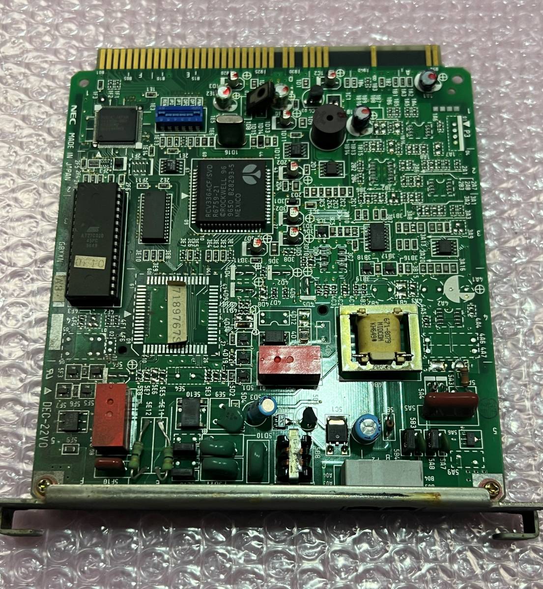 【ジャンク品】NEC G8XXN DEC-22V0 動作未確認 NEC純正 Cバス増設用 FAXモデムインターフェースボード■98-1007拍卖
