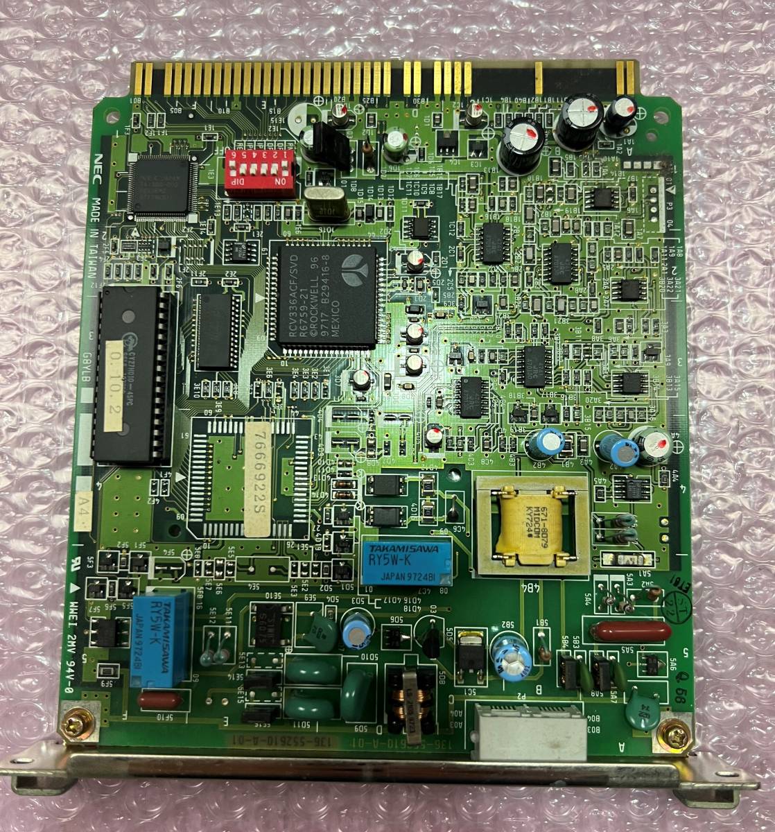 【ジャンク品】NEC G8YLB WWEI 2MV 94V-0 動作未確認 NEC純正 Cバス増設用 FAXモデムインターフェースボード■98-1016拍卖