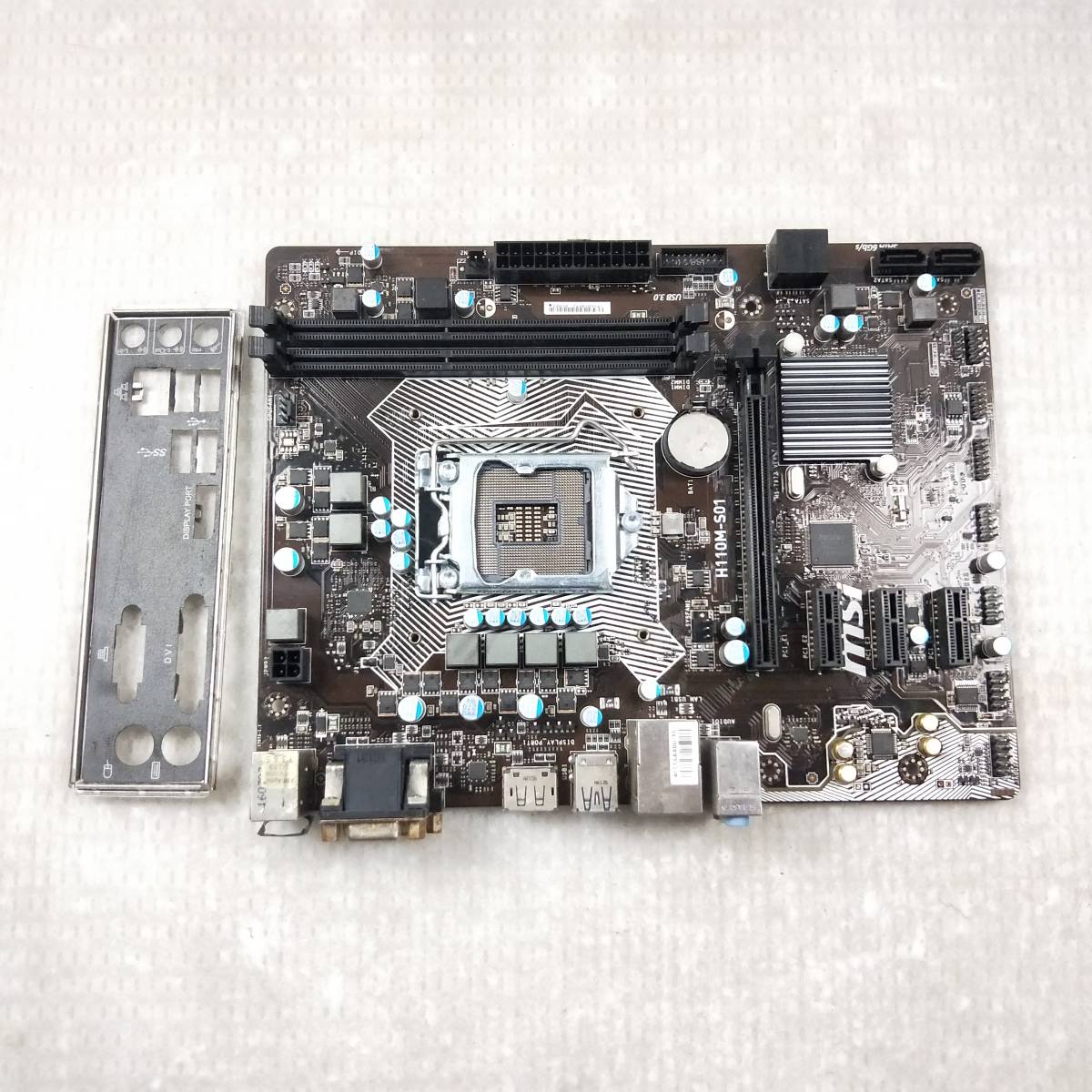 【中古パーツ】BIOS確認のみ、MSI H110M-S01 マザーボード LGA1151 ■MB1246拍卖