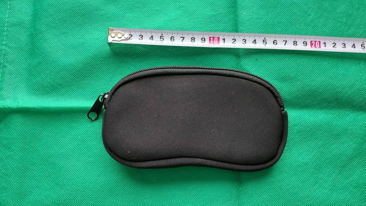 ★★スポンジ素材 ミニポーチ 眼鏡ポーチ 小物入れ(黒)E17拍卖