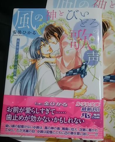 激レア/ 小冊子+帯付「風の神とびいどろの歌声」安曇ひかる/金ひかる拍卖