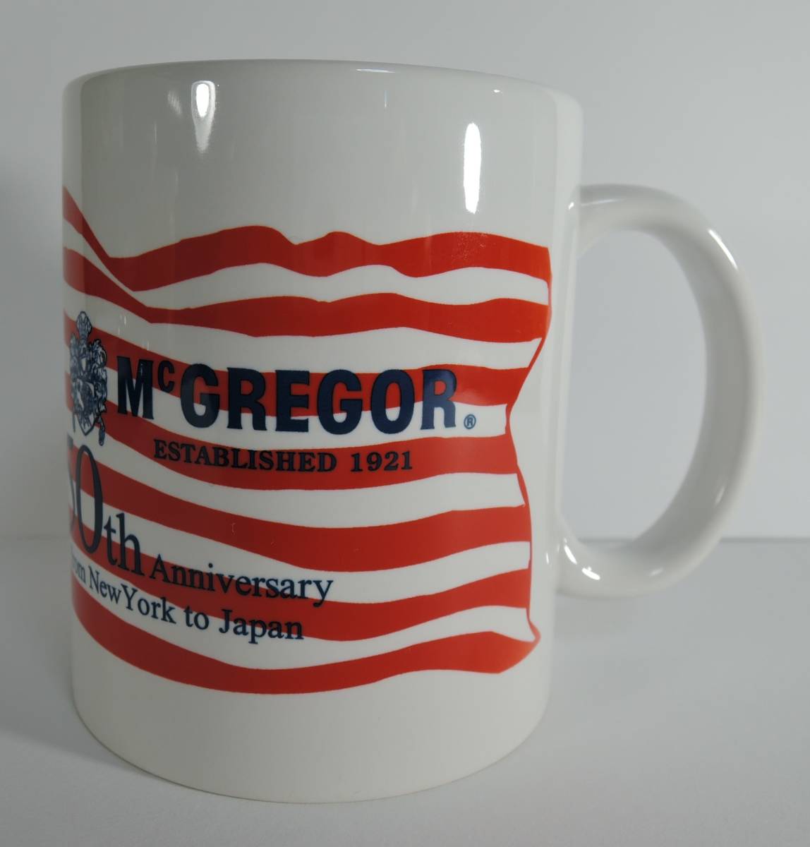 ☆X05■McGREGOR マックレガー/マクレガー 日本上陸50周年記念 マグカップ 陶器製■未使用拍卖