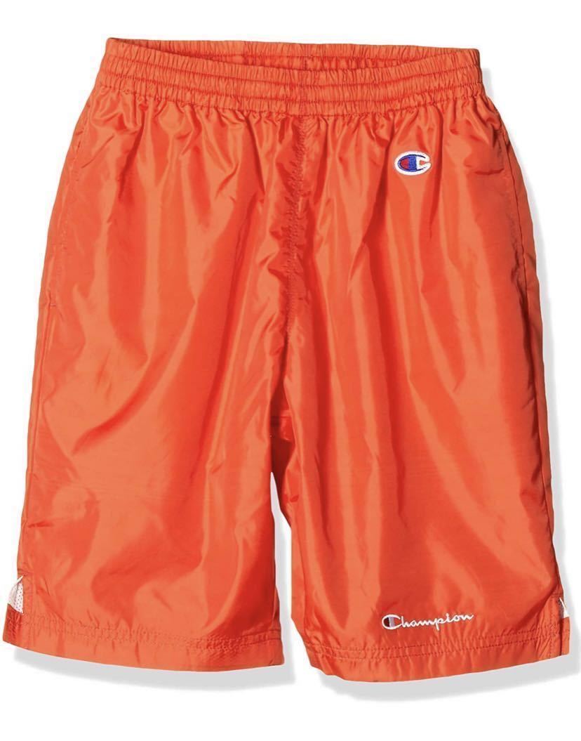 新品14453 チャンピオン140cm オレンジ ハーフパンツ キッズジュニア 水陸両用 ショートパンツ 夏ズボン 海プール川遊びBBQ拍卖