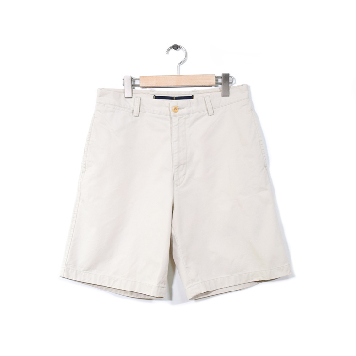 【送料無料】 ノーティカ コットンチノ ハーフパンツ W31 ホワイトベージュ系 半ズボン チノショーツ NAUTICA アメカジ 古着 EZ0515拍卖