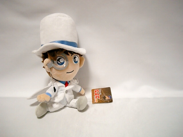 ●怪盗キッド S ぬいぐるみ 座高約26㎝●三英貿易●名探偵コナン★紙タグ付き★拍卖