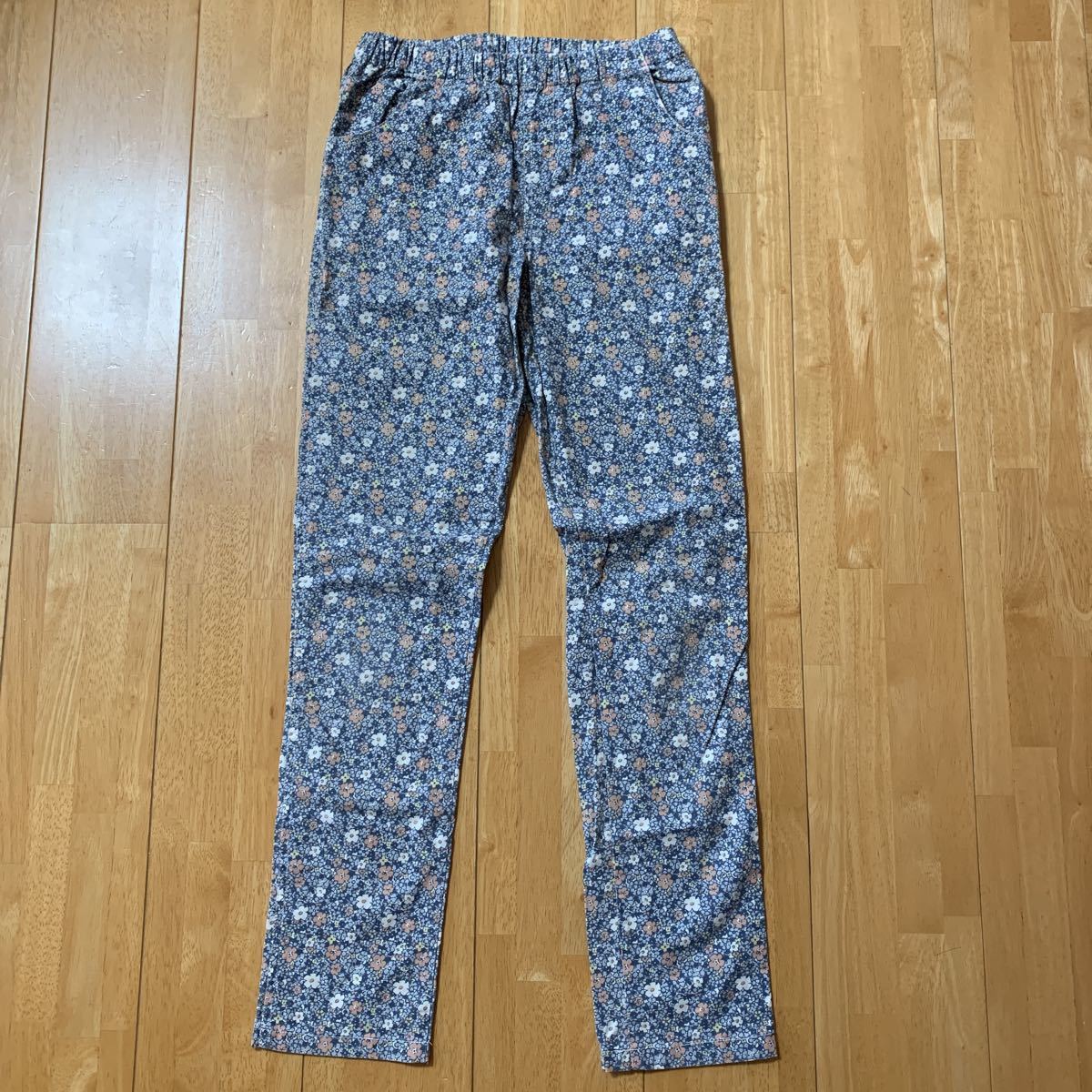 HEART MARKET ハートマーケット ストレッチスキニーパンツ 綿パン レディース パンツ 綿97% 花柄 サイズL 1.2回使用 美品 送料無料拍卖