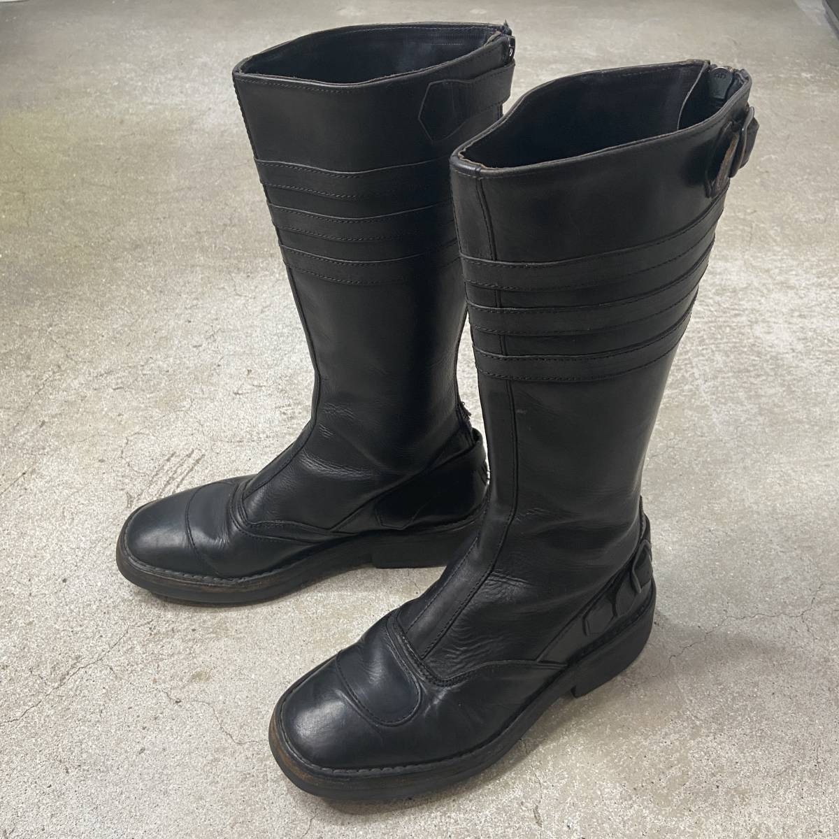 ☆送料無料☆高級☆sigerson morrisonイタリア製シガーソンモリソン☆レザーブーツ☆バックジッパーブーツ☆黒☆23.5cm☆g22拍卖