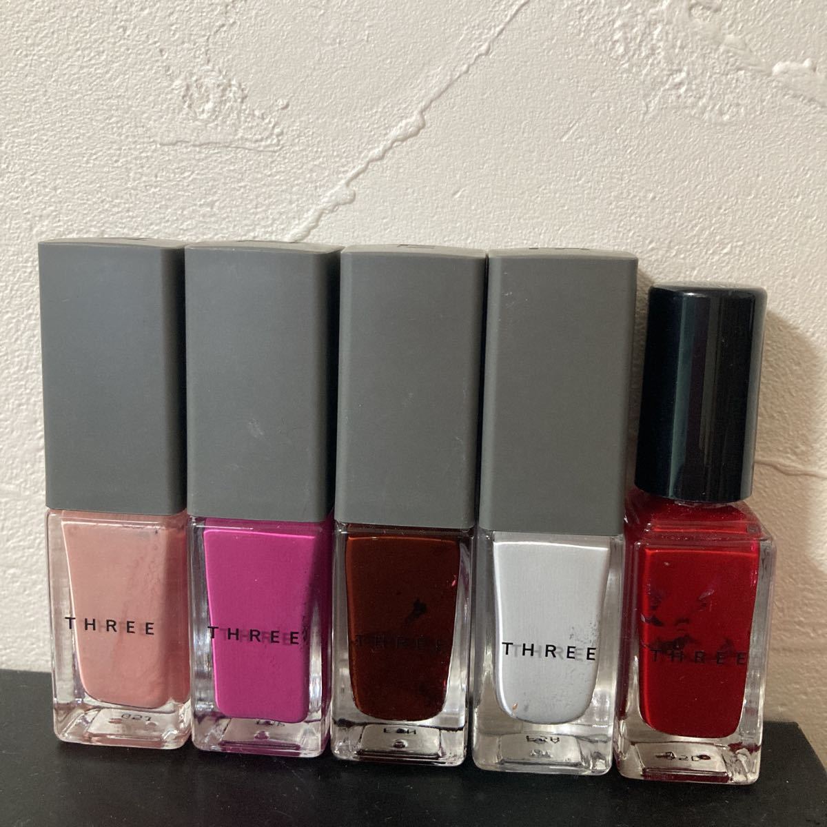 THREE・ネイルポリッシュ・ネイルエナメル・マニキュア・ネイル・5点セット・定価9900円拍卖
