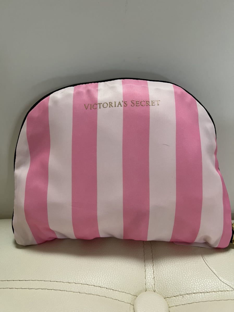 ヴィクトリアシークレット ポーチになるリュックサック ピンク×ライトピンク拍卖