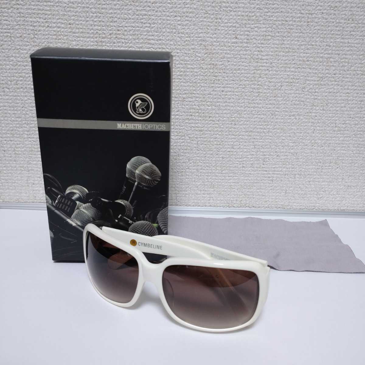 MACBETH マクベス サングラス 日本製 CYMBELINE WHITE×BROWN blink-182 FAMOUS STARS AND STRAPS atticus blink182 Hi-STANDARD拍卖