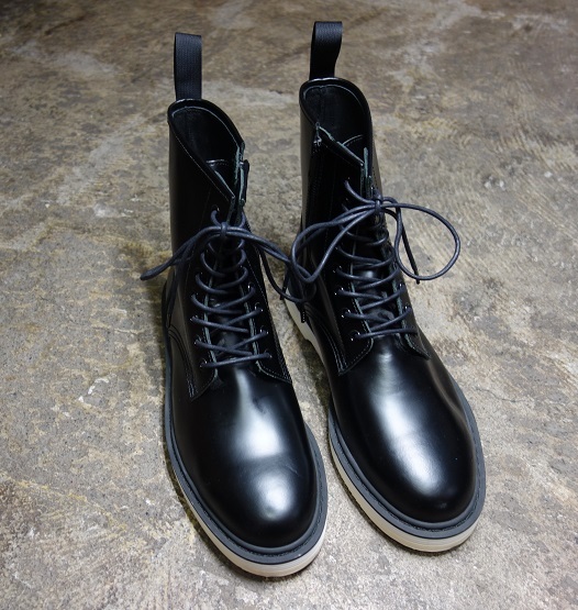 TK 入手困難 希少 新品 ザリラクス THE RERACS サイドジップ コンバットブーツ レザーシューズ 黒 ブラック系 28拍卖