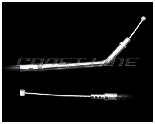 N000693 45in スロットルケーブル 45° ブラック 96y- BT・XL用拍卖