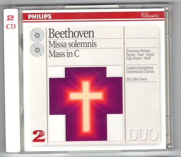 Beethoven : Missa Solemnis / Messe In C - Sir Colin Davis, London Symphony Orchestra / 2CD拍卖