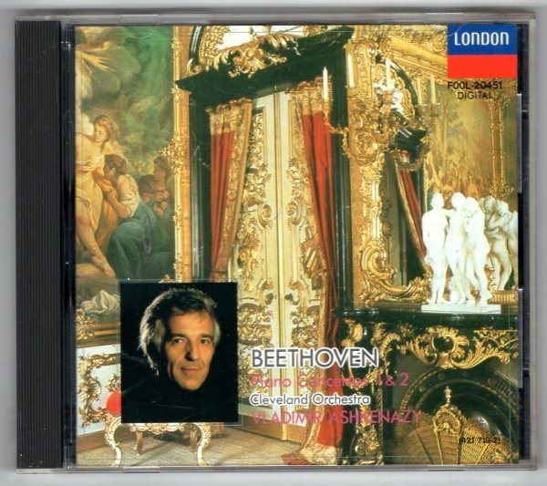 ベートーヴェン ピアノ協奏曲1番・2番 アシュケナージ拍卖