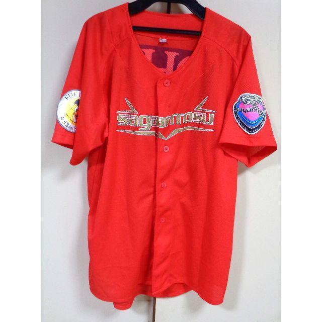 2014赤◆(Lサイズ)◇福岡ソフトバンクホークスSoftbank Hawks『鷹の祭典』×Jリーグ・サガン鳥栖応援ユニフォーム☆プロ野球観戦◇拍卖