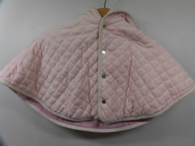 Polo Ralph Lauren ラルフローレン キルティング ポンチョ キッズ ピンク サイズ12M 9~12ヵ月拍卖