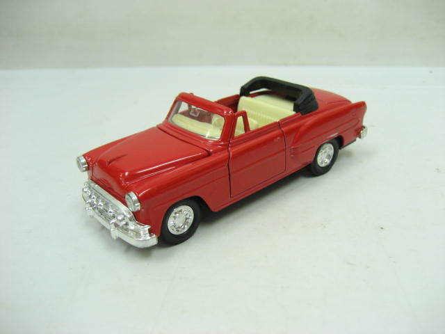 WELLY ウェリー 9012 CHEVROLET シボレー 1953 BEL AIR ベルエアー オープンカー ミニカー 赤 レッド拍卖