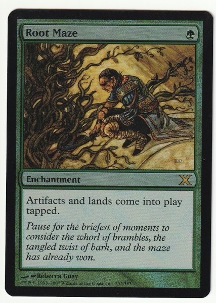 10版 Foil 根の迷路/Root Maze 英語1枚拍卖
