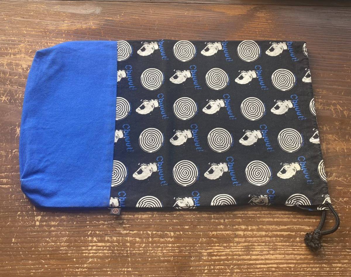 【希少 未使用 アンダーカバー 06ss T期 巾着ポーチ バッグ バニティー 小物入れ chuuut! UNDERCOVERISM artscabut 5685 架空バンド】拍卖