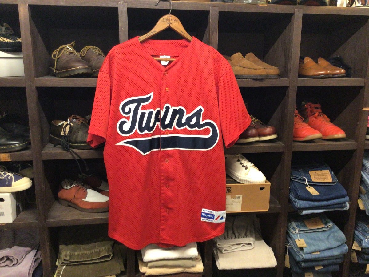 MADE IN USA MLB MINNESOTA TWINS #4 UNIFORM SIZE M アメリカ製 ミネソタ ツインズ ユニフォーム ベースボール シャツ メジャーリーグ拍卖
