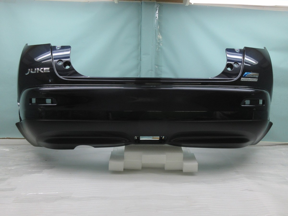 ◆ F15 ジューク JUKE 前期 純正 リアバンパー 85022-1KA4H サファイアブラック拍卖