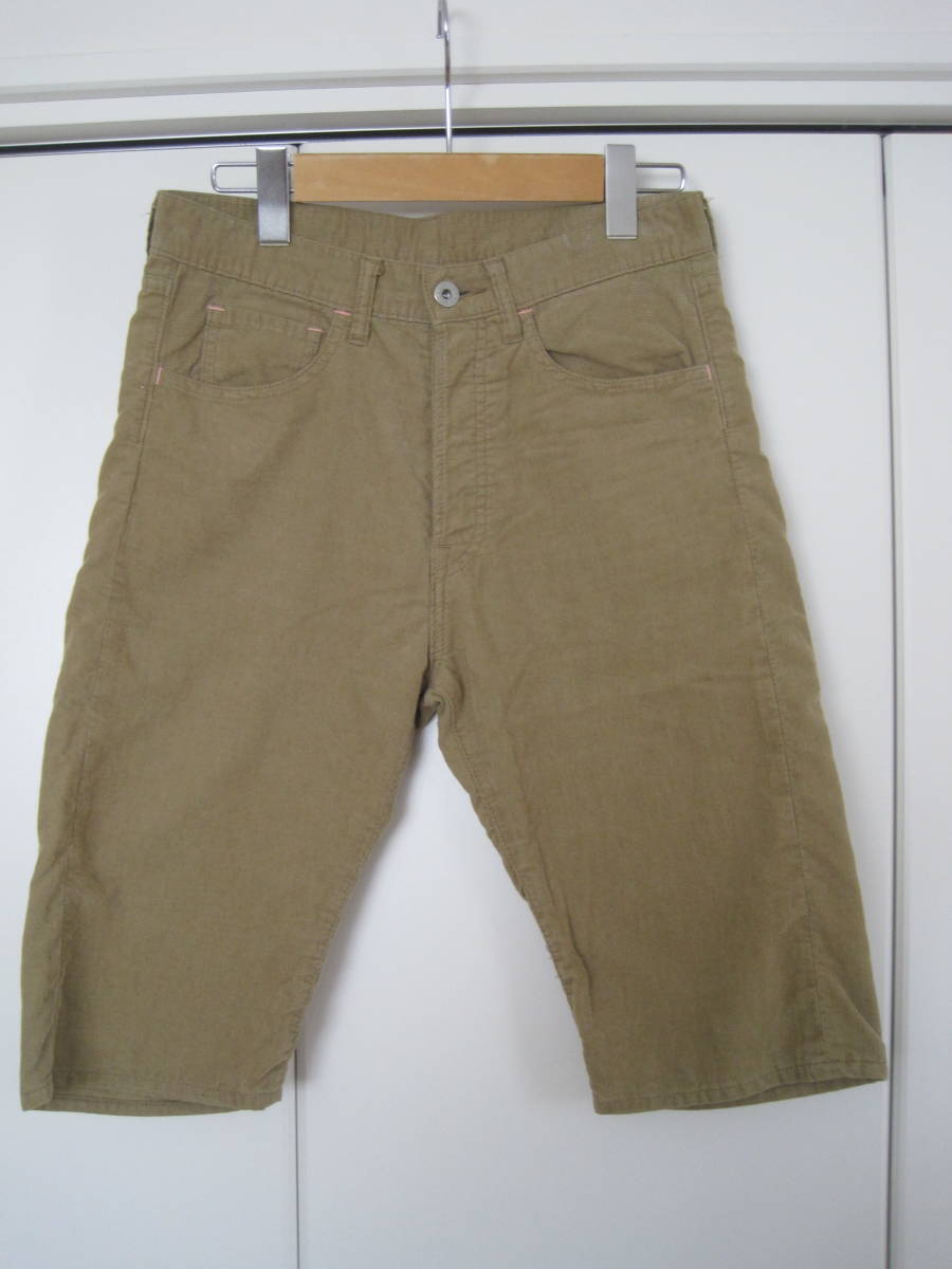 FUJITO フジト 細畝コーデュロイ ショートパンツ 30ですが小さめです拍卖