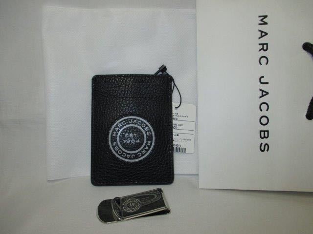 新品 ラッピングOK マネークリップ マークジェイコブス MARC JACOBS カードケース&マネークリップ メンズ 小物 新作 黒 プレゼントに♪拍卖