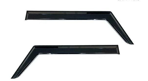 スズキ純正 ジムニーシエラ フロントサイドバイザー左右セット JB74W ロゴ入り 雨除け 換気 アクリル スモークグレー ディーラーオプション拍卖