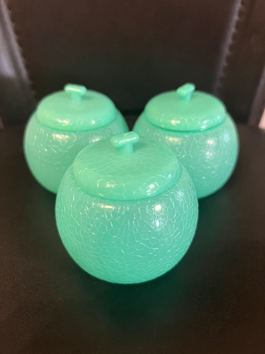 メロン型ケース 3個セット インテリア 食器 小物入れ 製菓型拍卖