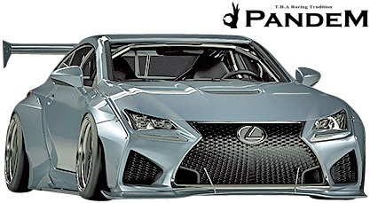 【M's】レクサス LEXUS RC-F USC10 (2014y-) PANDEM フロントリップスポイラー/FRP RCF RC F TRA京都 パンデム エアロ拍卖