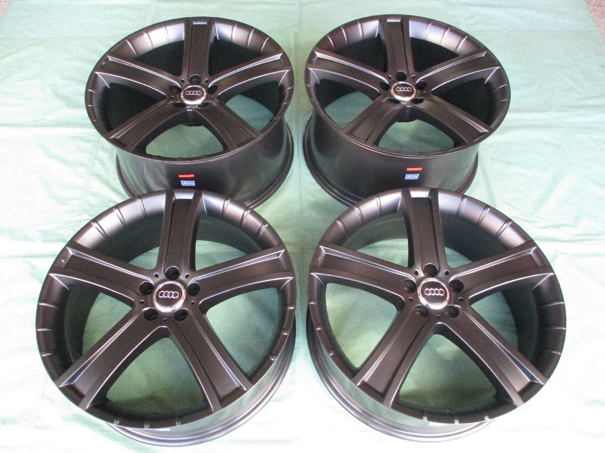 新品4本ホイールのみ☆PORTO(ポルト)マットブラック20インチ AUDI A6・S6・A6オールロード・Q5・SQ5(年式によります)拍卖