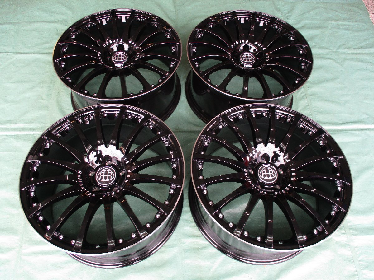 新品 Rolfhartge(ロルフハルトゲ)F16 GT RSF BK(5H/114.3)&FALKEN FK520L 245/40-20 275/35-20 日産・シーマ、フーガ 4本セット拍卖